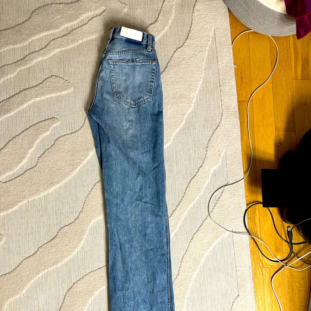 Redone jeans worn twice size 25